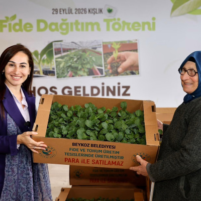 Beykoz'da çiftçilere kışlık fide desteği