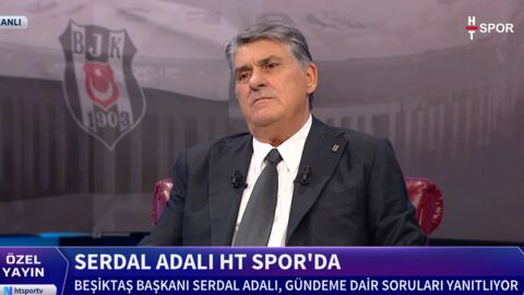 CANLI | HT Spor'un konuğu Beşiktaş Başkanı Adalı: Bilinenler ve sonraki adımlar