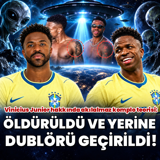 Vinicius Junior hakkında akılalmaz komplo teorisi!