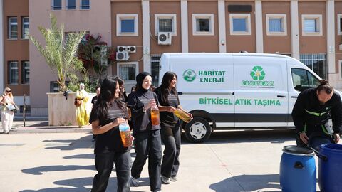 Buca'da 120 bin litre yağ geri dönüştürüldü