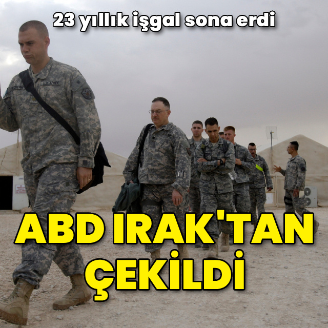 23 yıllık işgal: ABD Irak'tan çekildi