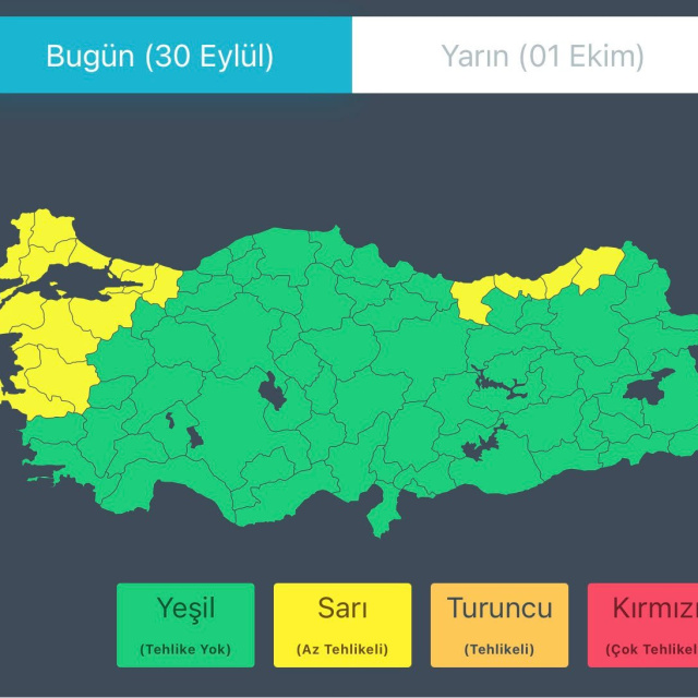 Birçok kente sağanak uyarısı!