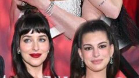 Uzun çekim dönemi boyunca aralarında yakın bir ilişki oluşan Anne Hathaway ve