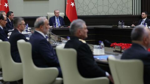 Milli Güvenlik Kurulu, Cumhurbaşkanı Recep Tayyip Erdoğan'ın başkanlığında