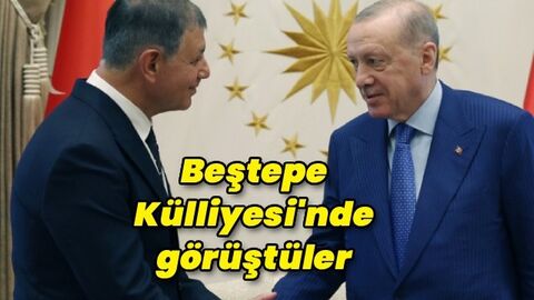 Cumhurbaşkanı Erdoğan, Cemil Tugay'ı kabul etti