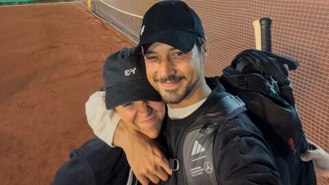 Mert Yazıcıoğlu, sevgilisi Zeynep Artukmaç ile tenis oynadığı keyifli anları