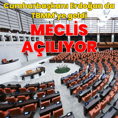 TBMM yeni yasama dönemine hazır!