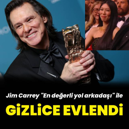 Jim Carrey gizlice evlendi!