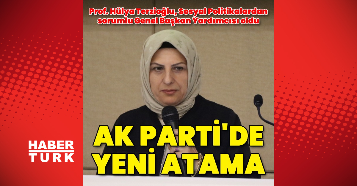 AK Parti'de yeni atama