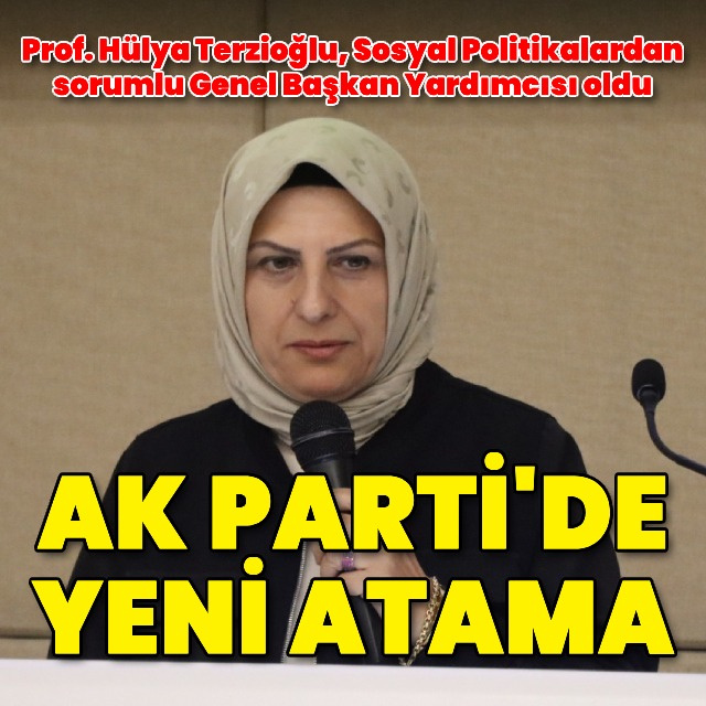 AK Parti'de yeni atama