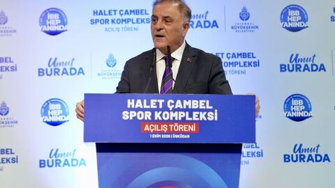 İBB'nin Halet Çambel Spor Kompleksi açıldı