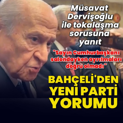 Bahçeli’den Yeni Parti’ye dikkat çeken mesaj