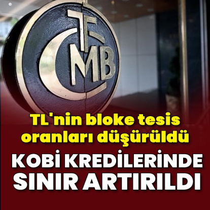 Merkez Bankası’ndan KOBİ kredilerine yeni sınır