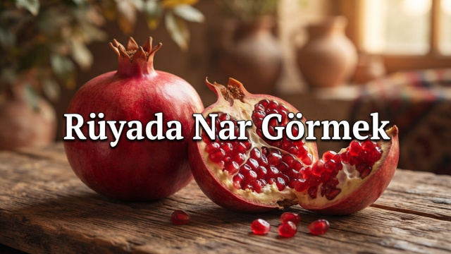 Rüyada nar görmek ne anlama gelir?