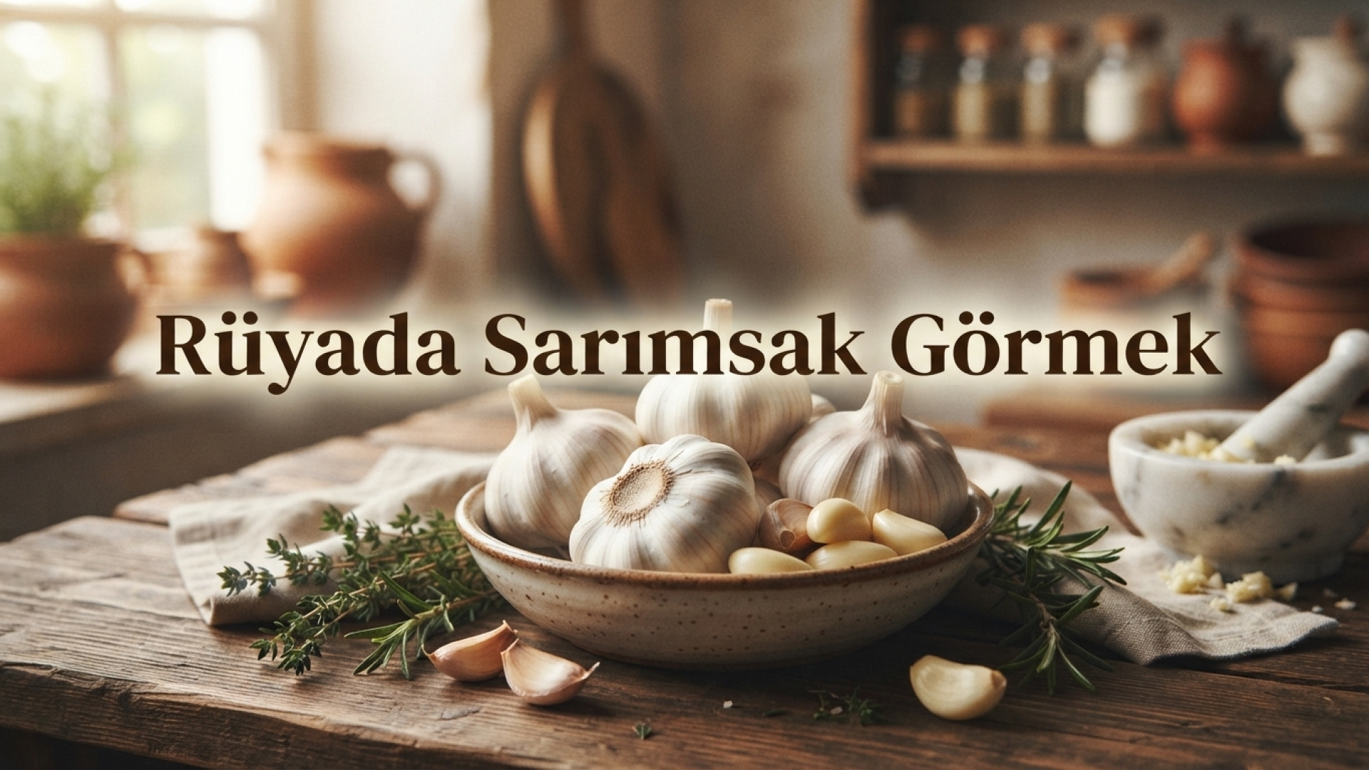 Rüyada sarımsak görmek ne anlama gelir?