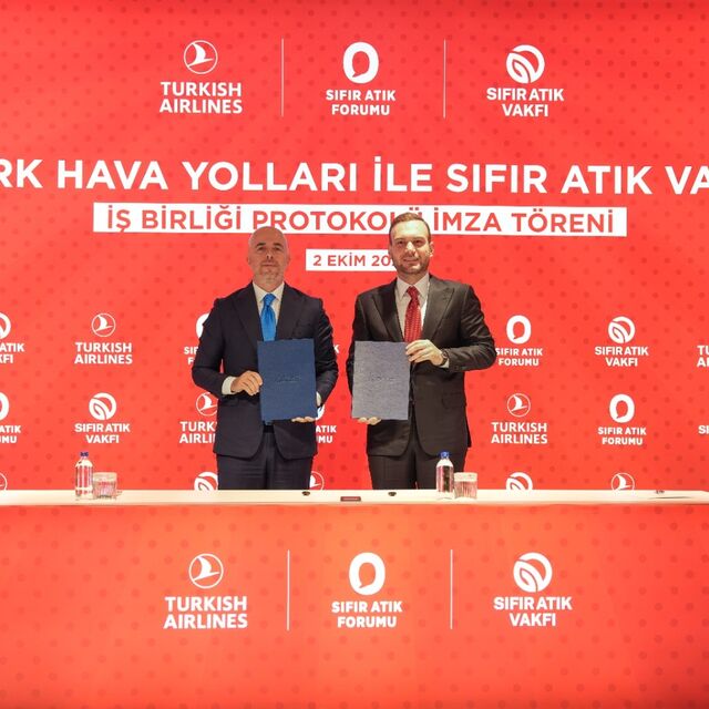 Sıfır Atık Vakfı ile Türk Hava Yolları arasında iş birliği