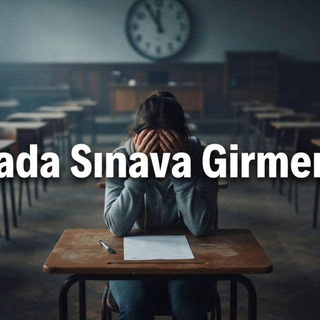 Rüyada sınava girmemek ne anlama gelir?