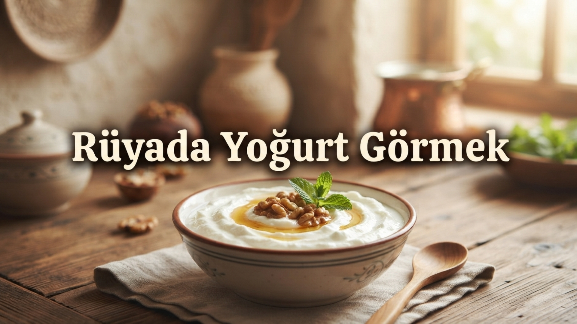 Rüyada yoğurt görmek ne anlama gelir?