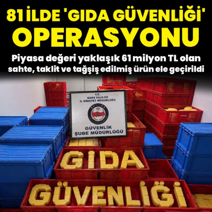 81 ilde 'Gıda Güvenliği' operasyonu