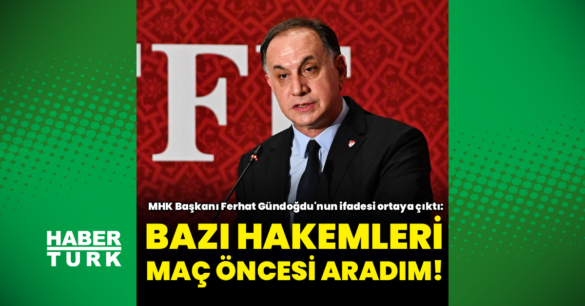 Ferhat Gündoğdu'nun ifadesi ortaya çıktı!