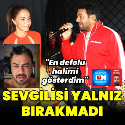 Sevgilisi yalnız bırakmadı