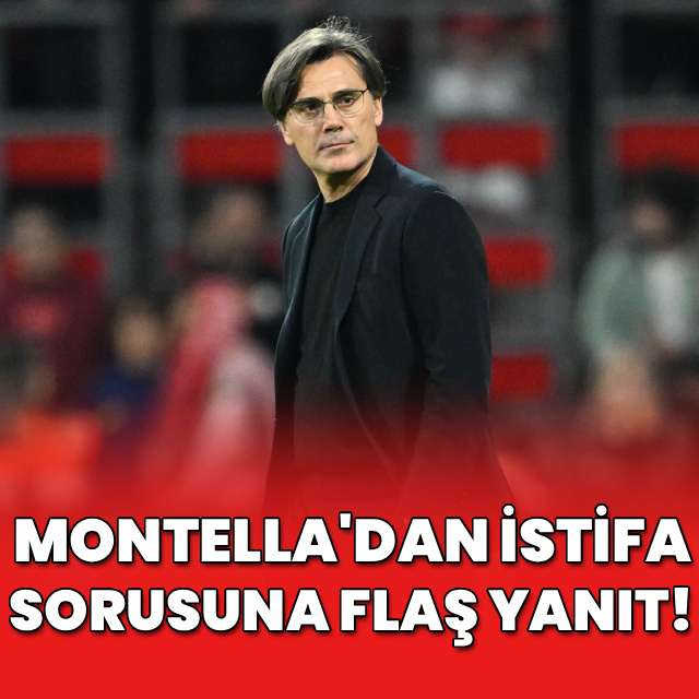 Montella'dan istifa sorusuna yanıt!