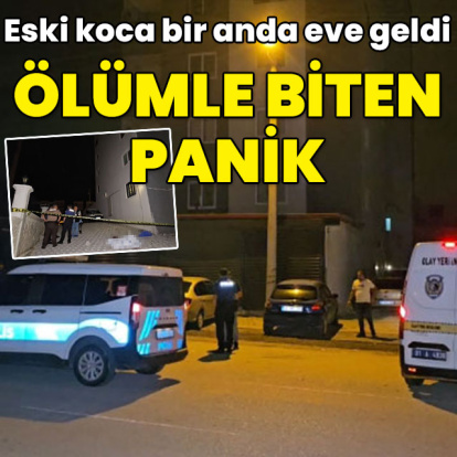 Eski koca bir anda eve geldi... Ölümle biten panik!