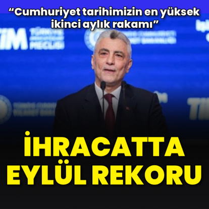 İhracatta eylül rekoru