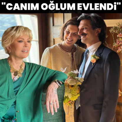 "Canım oğlum evlendi"