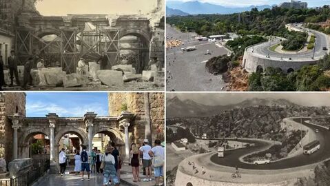 Antalya'nın geçmişi ve bugünü fotoğraf karelerinde