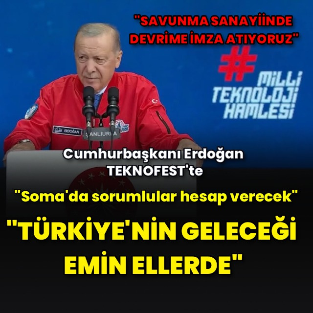 Cumhurbaşkanı Erdoğan TEKNOFEST'te