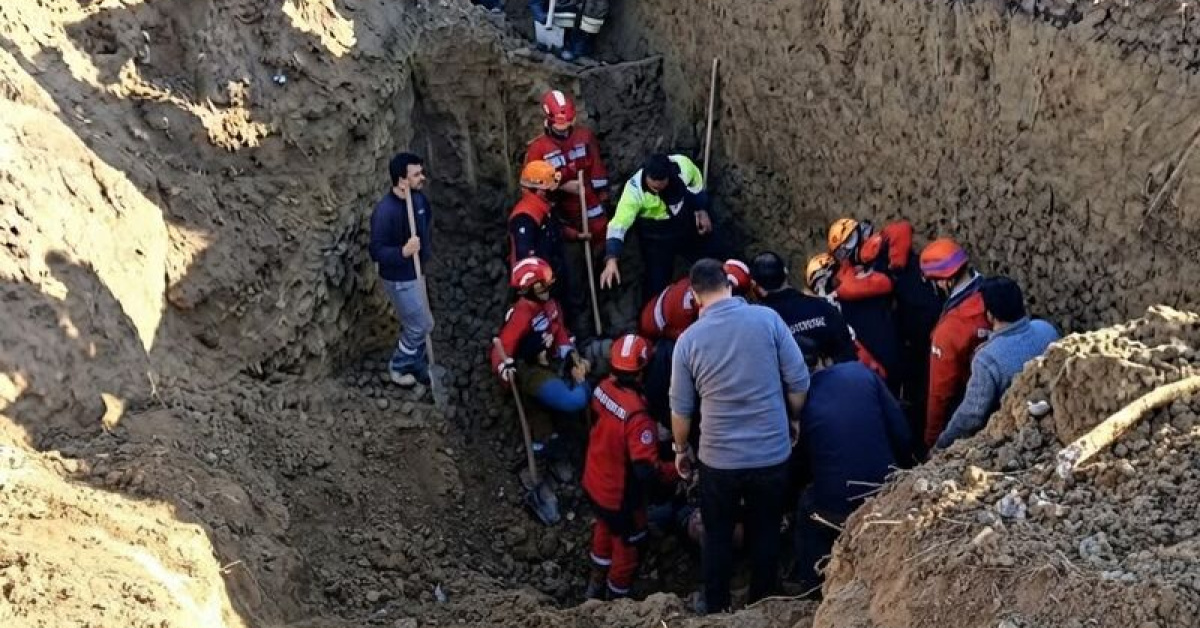 Ankara'da göçükte muhtar öldü