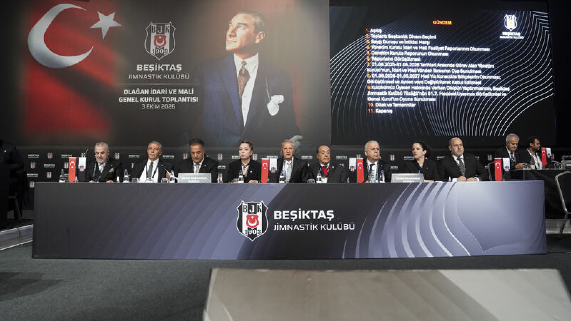 Beşiktaş'ta Olağan İdari ve Mali Genel Kurul başladı