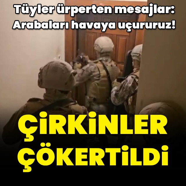 "Çirkinler" operasyonunda 5 gözaltı