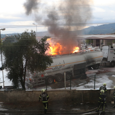 Benzin istasyonunda yangının nedeni belli oldu