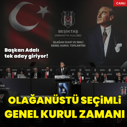 Beşiktaş'ta olağanüstü seçimli genel kurul!
