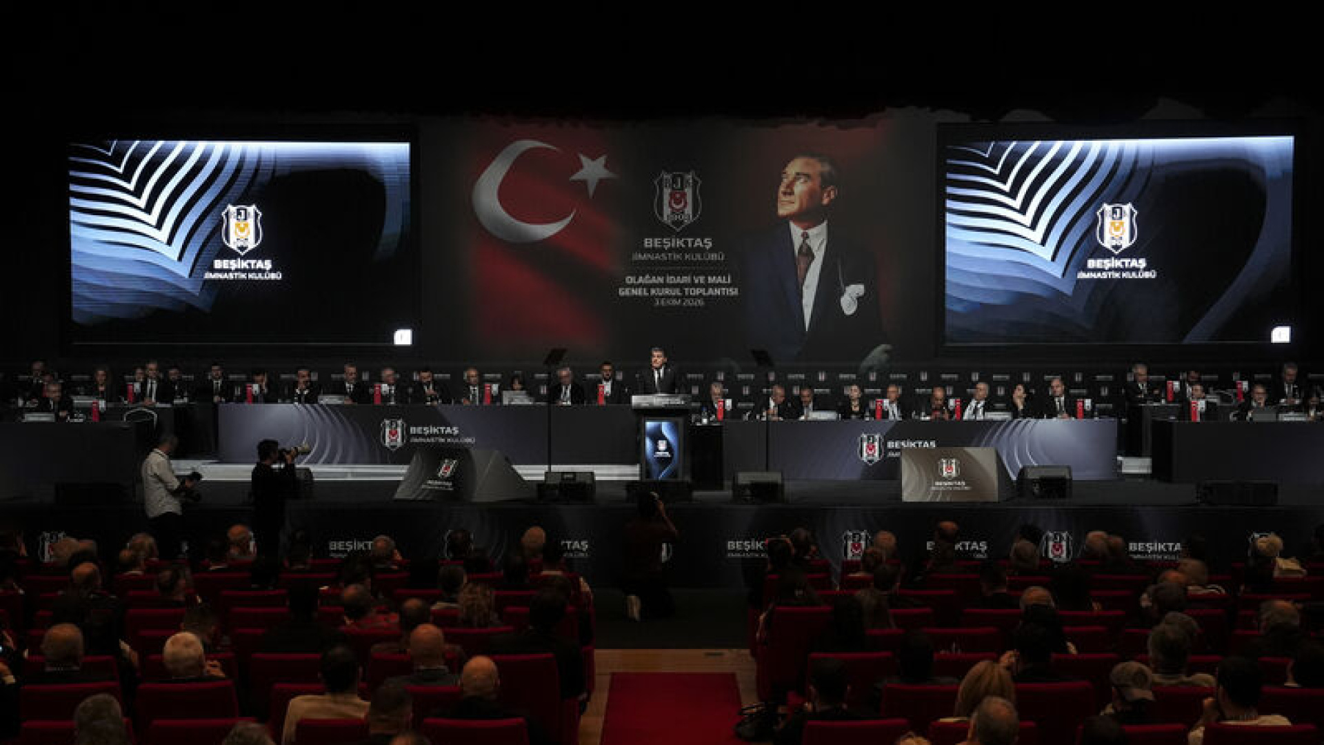Beşiktaş'ta Olağan İdari ve Mali Genel Kurul başladı