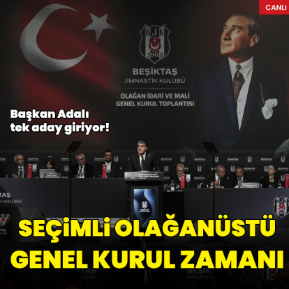 Beşiktaş'ta olağanüstü seçimli genel kurul!