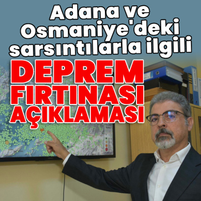Prof. Dr. Sözbilir'den deprem fırtınası açıklaması