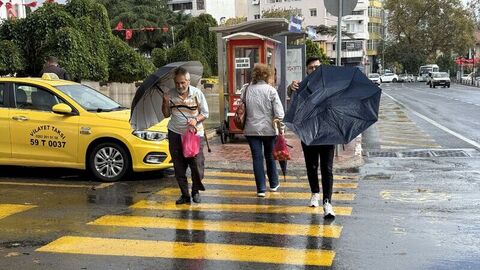 5 bölge için sağanak yağmur uyarısı