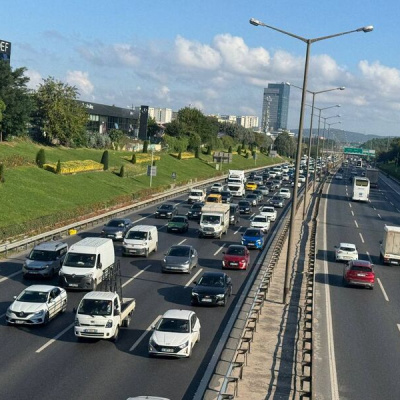 İstanbul'da pazartesi trafiği!