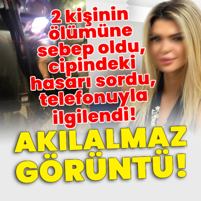2 kişinin ölümüne sebep oldu, cipindeki hasarı sordu!