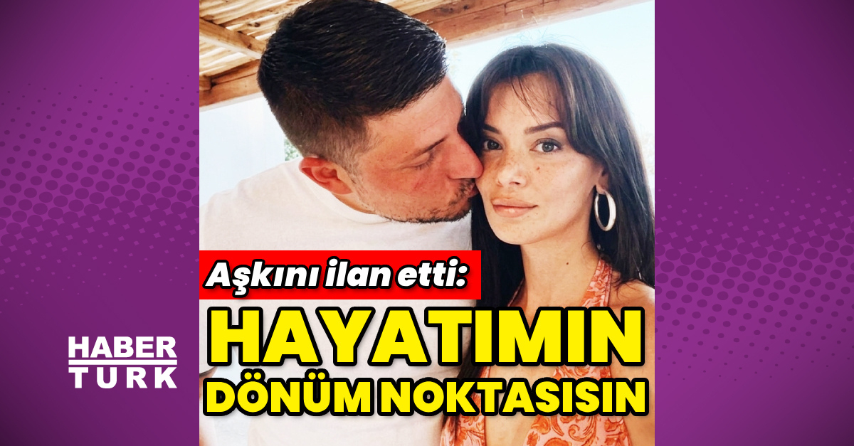 Seray Kaya ve İdris Aybirdi'den aşk pozu