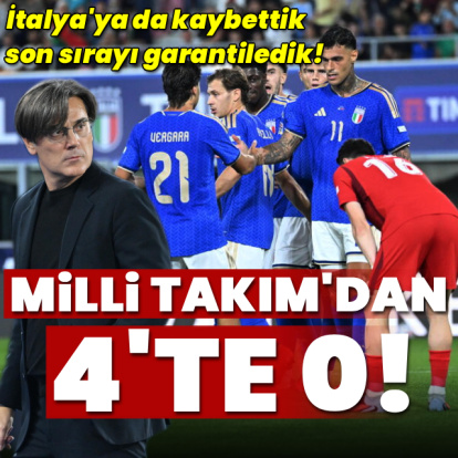 Milli Takım'dan 4'te 0!
