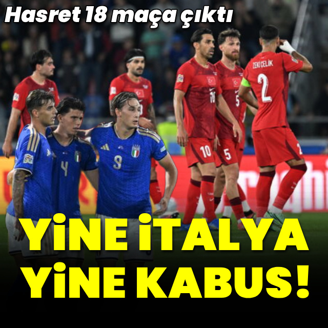 Yine İtalya yine kabus!