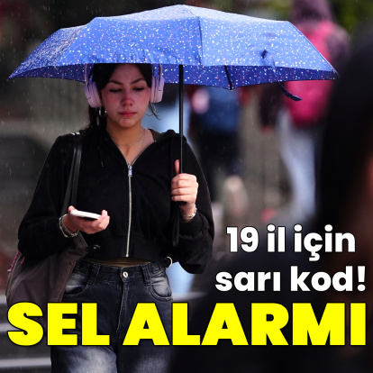19 il için sarı kod! Sağanak yağmur ve sel uyarısı