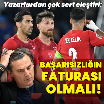 "Başarısızlığın faturası olmalı"