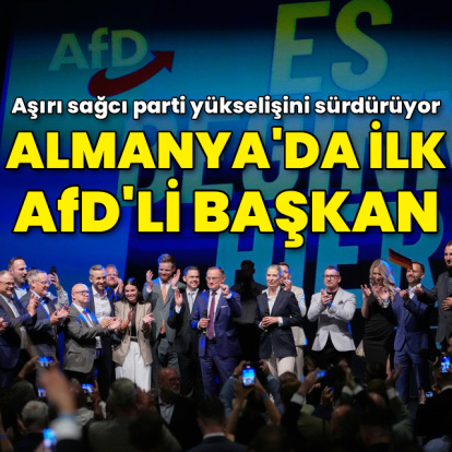Almanya'da bir ilk: AfD'li politikacı meclis başkanı seçildi