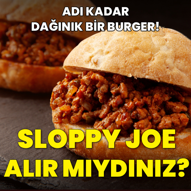 Adı kadar dağınık bir burger