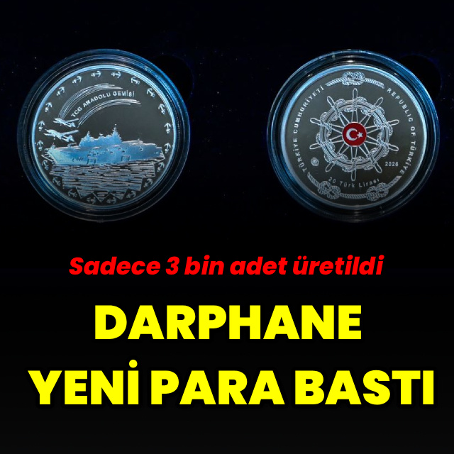 Darphane yeni para bastı! Sadece 3 bin adet üretildi